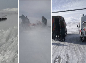 Փրկարարները մոտ 300 մ  պատգարակով տեղափոխել են ծննդկանին