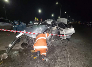 Ավտոմեքենան բախվել է էլեկտրական սյանը. վարորդի վիճակը ծայրահեղ ծանր է