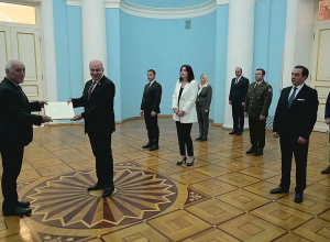 Նախագահ Վահագն Խաչատուրյանին իր հավատարմագրերն է հանձնել Հայաստանում Վրաստանի նորանշանակ դեսպանը