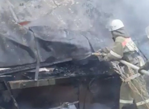 Հրազդան քաղաքում այրվել է վագոն-տնակ