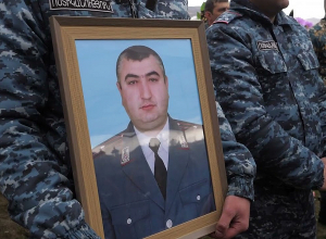 Արցախում հրաժեշտ են տվել զոհված ոստիկաններին