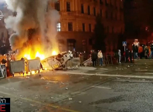 Թբիլիսիում ոստիկանությունը կրկին ցրել է ցուցարարներին