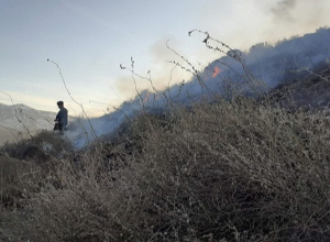 Պառավաքար գյուղում այրվել է խոտածածկ տարածք