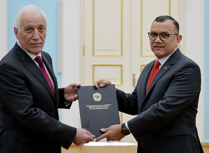 Новоназначенный посол Венесуэлы в Армении вручил верительные грамоты президенту Ваагну Хачатуряну