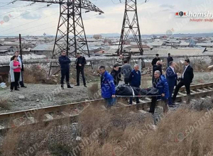 Ողբերգական դեպք Երևանում․ բեռնատար գնացքը բախվել է գծերի վրայով անցնող քաղաքացուն