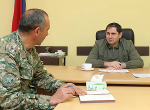 Սուրեն Պապիկյանն այցելել է հանրապետության N զորամիավորման ենթակա զորամասերից մեկը