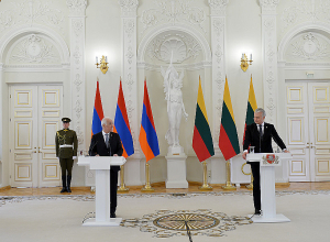 Հայաստանի և Լիտվայի նախագահները հանդես են եկել ԶԼՄ ներկայացուցիչների համար հայտարարություններով