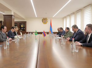 Սուրեն Պապիկյանը ընդունել է Բրազիլիայի արտակարգ և լիազոր դեսպանին