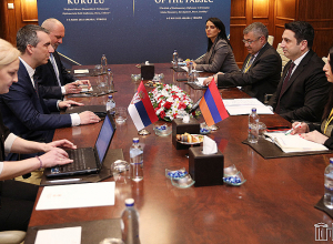 Спикер Национального Собрания РА представил своему сербскому коллеге в Анкаре продолжающиеся агрессивные действия Азербайджана против суверенитета РА и народа Н