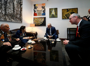 Վարչապետը Մոսկվայում հանդիպել է Հայրենական մեծ պատերազմի հայազգի վետերաններին