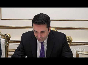 Ալեն Սիմոնյանն ընդունել է  Կախա Կախիշվիլիի գլխավորած պատվիրակությանը