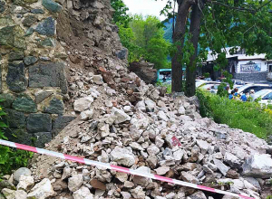 Փլուզում Հաղպատի վանական համալիրի տարածքում