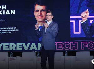 Ralph Yirikian, Director General of Ucom, Highlights Leadership's Crucial Role in Successful Digital Transformation at Yerevan Tech Forum 2K23