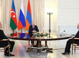 Ընդհանուր առմամբ, այնուամենայնիվ, իրավիճակը դեպի կարգավորում է գնում․ Պուտինը՝  եռակողմ հանդիպմանը