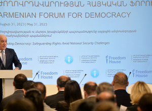 Հայաստանը հաստատակամորեն շարժվում է դեպի ժողովրդավարություն և դեպի խաղաղություն․ ՀՀ նախագահ