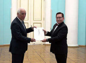 Новоназначенный посол Монголии в Армении вручил верительные грамоты Президенту Ваагну Хачатуряну