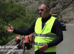 Ремонтные работы на межгосударственной дороге М2