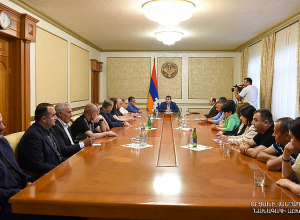 Արայիկ Հարությունյանը ընդունել է «Արցախի անվտանգության և զարգացման ճակատ» հանրային շարժման անդամներին՝ Ռուբեն Վարդանյանի գլխավորությամբ