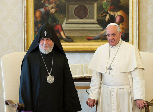 Կաթողիկոսը շուտափույթ ապաքինման իր մաղթանքներն է հղել Ֆրանցիսկոս Պապին