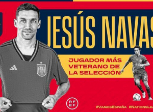 Խեսուս Նավասը գերազանցել է Իսպանիայի հավաքականի 62 տարվա վաղեմության ռեկորդը