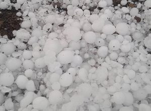 Շուշիի շրջանի Լիսագոր համայնքում կարկուտ է տեղացել