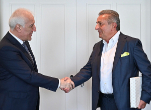Նախագահ Խաչատուրյանը հանդիպել է Սաքսոնիա Անհալթ  երկրամասի Լանդթագի նախագահ Գունար Շելենբերգերի հետ