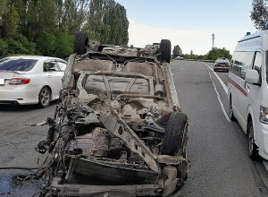 Երևան-Սևան ճանապարհին ավտոմեքենան շրջվել է