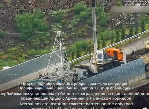 Ադրբեջանը բետոնե արգելապատնեշով փակել է Արցախ-Հայաստան միակ ճանապարհը