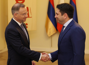Ալեն Սիմոնյանի գլխավորած պատվիրակությանն ընդունել է Լեհաստանի նախագահը