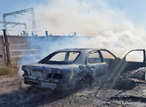 Րաֆֆու փողոցում այրվել է ավտոմեքենա