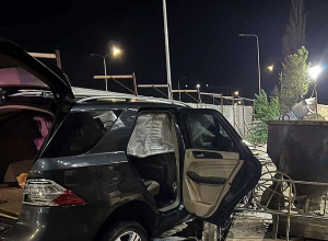 Վթար Եղվարդի խճուղիում