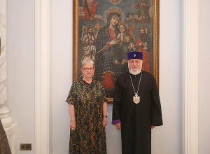 Ամենայն Հայոց Կաթողիկոսն ընդունել է ՀՀ-ում ԵՄ դեսպան Անդրեա Վիկտորինին