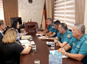 Փրկարար ծառայության տնօրենն ընդունել է Ասիական զարգացման բանկի պատվիրակությանը