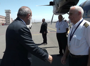 Пашинян сегодня посетил Сюникскую область авиарейсом Ереван-Капан