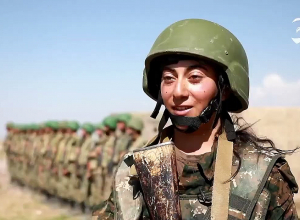 Վազգեն Սարգսյանի անվան ռազմական ակադեմիայի կուրսանտների վարժանքները