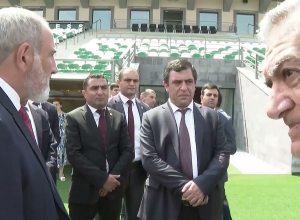 Վարչապետին են ներկայացվել Վանաձորի քաղաքային մարզադաշտում իրականացված աշխատանքները