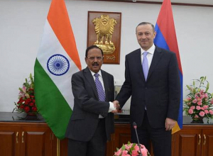 ՀՀ ԱԽ քարտուղարը Հնդկաստանի վարչապետի ազգային անվտանգության գծով խորհրդականին է ներկայացրել ԼՂ-ում հումանիտար ճգնաժամը