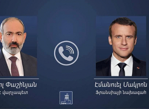 Նիկոլ Փաշինյանը հեռախոսազրույց է ունեցել Էմանուել Մակրոնի հետ