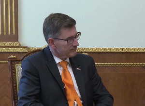 Президент провёл прощальную встречу с Чрезвычайным и Полномочным послом Нидерландов в Армении