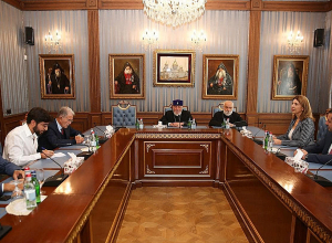 Ամենայն Հայոց Կաթողիկոսն ընդունել է Իտալիայի նախկին վարչապետին