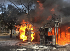 Հրդեհ բենզալցակայանում և հեղուկ գազի լիցքավորման կայանում․ կա տուժած (լուսանկարներ)