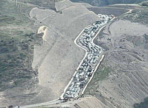 Արցախից Հայաստան եկող ավտոմեքենաների շարասյունը