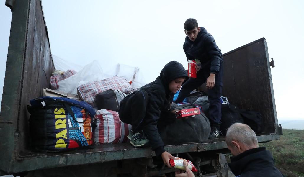 տեղահանվածներ Արցախից
