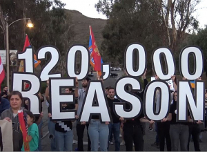 Հանրապետականների Լոս Անջելեսում կայանալիք բանավեճից առաջ, բողոքի ցույց էր կազմակերպել հայ համայնքը