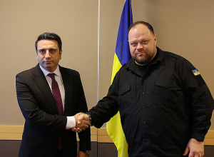 Ален Симонян встретился в Дублине с Председателем Верховной Рады Украины