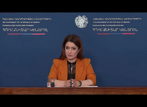 Գնել Սանոսյանը եւ Նազելի Բաղդասարյանը ներկայացնում են «Հումանիտար կենտրոն»-ի աշխատանքների ընթացքը