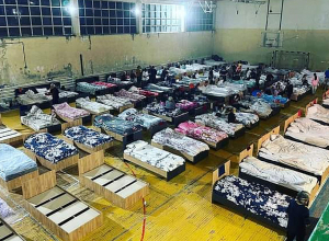 Տեղահանված ընտանիքները տեղափոխվել են Արտաշատի մարզադպրոցից