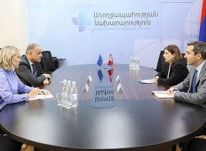 Նախարարը հանդիպել է Հայաստանում Եվրոպական միության պատվիրակության նորանշանակ ղեկավար, դեսպան Վասիլիս Մարագոսի հետ