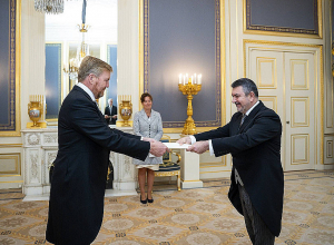 Նիդերլանդներում ՀՀ դեսպան Վիկտոր Բիյագովն իր հավատարմագրերն է հանձնել Նիդերլանդների Թագավոր Վիլլեմ Ալեքսանդրին