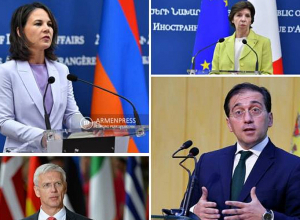 Главы МИД ЕС коснулись процесса урегулирования между Арменией и Азербайджаном